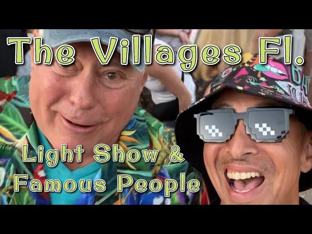 THE VILLAGES FL.  Light Show & Blonde Ambition Band