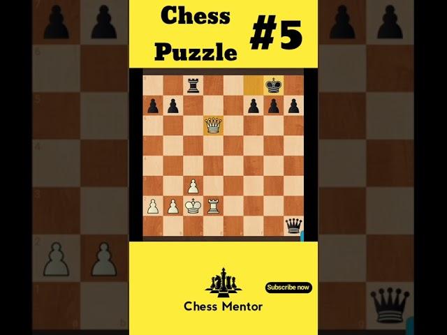 Chess puzzle 5 | Chess mentor | Chess Tips and tricks