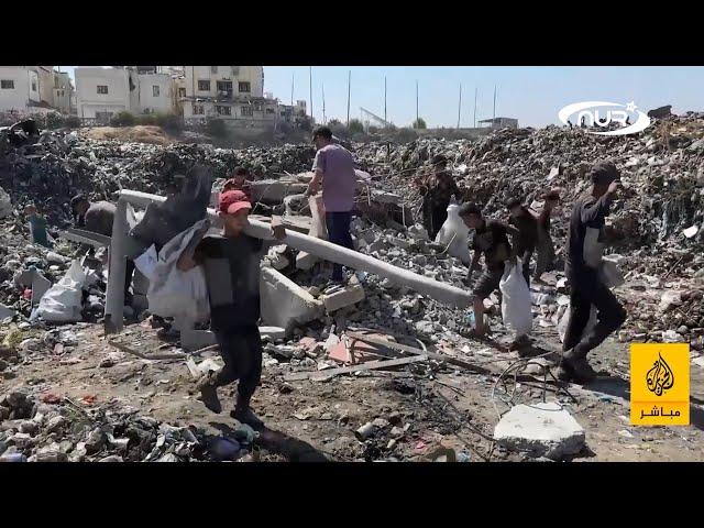 Gazan children scavenge to survive!