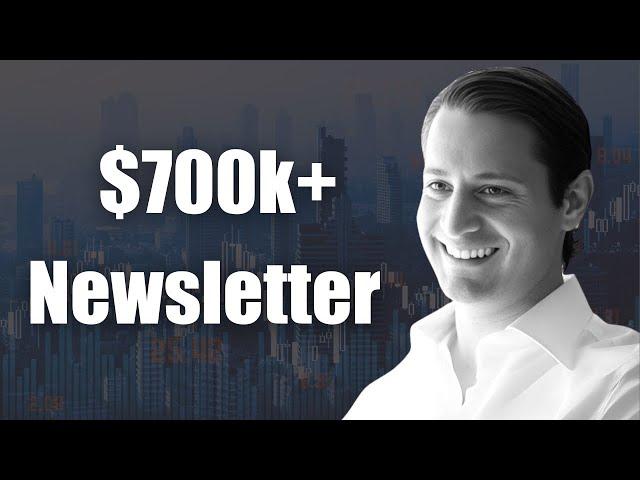 He Built a $700k Newsletter In 14 Months