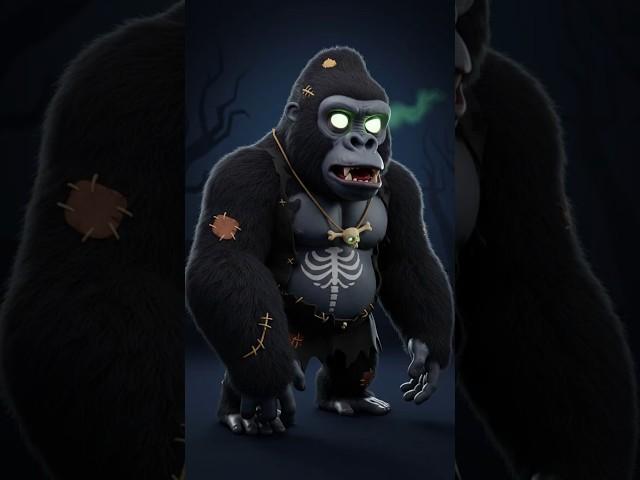 Spooky Halloween Wild Animal Sounds Song | Learn Wild Animals Names for Kids