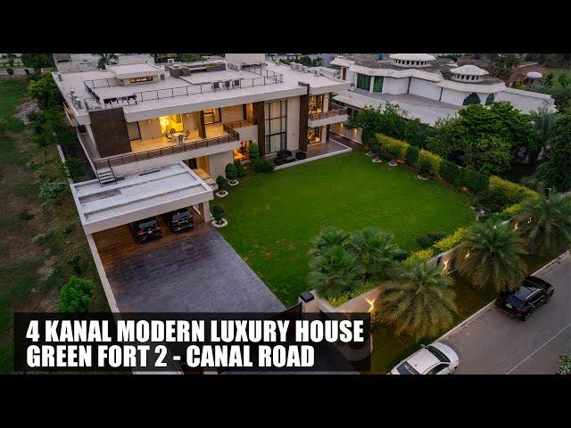 4 Kanal Most Luxurious Ultra Modern Mansion by D Studio Green Fort 2 Canal Road, Lahore - Pakistan