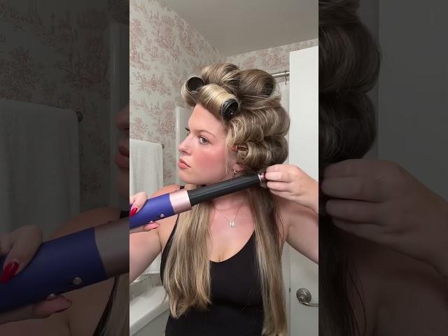 how to help your dyson/shark blowout last 🫶 #hairstyle #blowout #hairtutorial