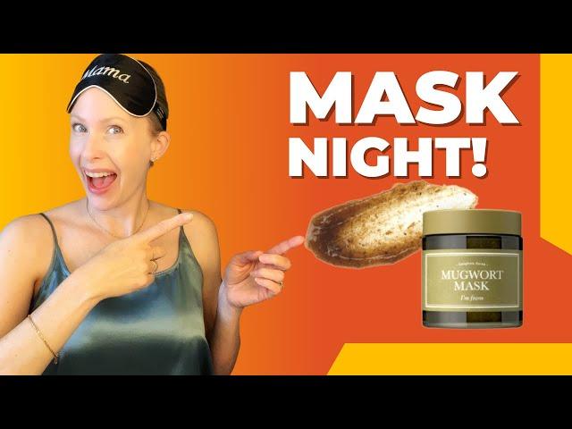 Evening MASK Routine// I’m From Mask MUGWORT // Evening Skincare Routine // Korean Skincare