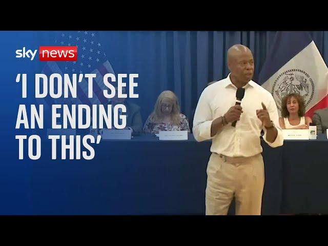 US: Migration crisis will 'destroy' New York City