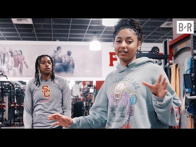 USC Women's Basketball Facility Tour w/ JuJu Watkins, Kiki Iriafen & Rayah Marshall