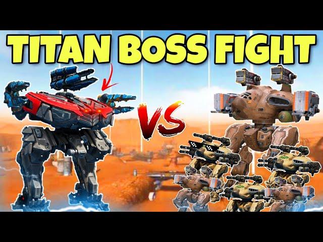  1vs6 LUCHADOR VS GRIFFINS ARMY TITAN BOSS FIGHT SKIRMISH CONCEPT || WAR ROBOTS || WR ||