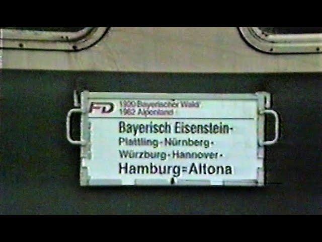 ... the end of the DB ... on 1.4.91, with 218 237-FD last time in the old station Eisenstein