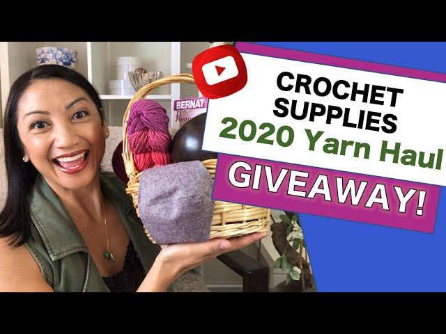 Crochet Yarn Supply Giveaway 2020 | Win Fall Supplies for Your Handmade Crochet Business or Hobby