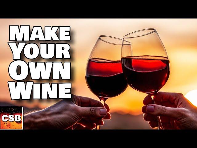 Make Your Own Wine With Grocery Store Ingredients