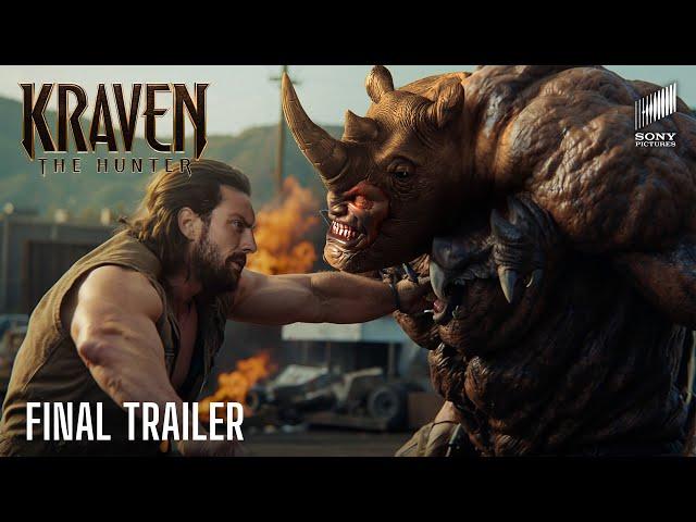 KRAVEN THE HUNTER – Final Trailer (2024) Aaron Taylor Johnson | Sony Pictures (HD)