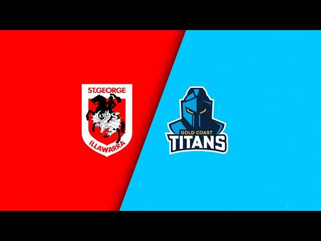 NRL 2024 | Dragons v Titans  | Full Match Replay | Round 24