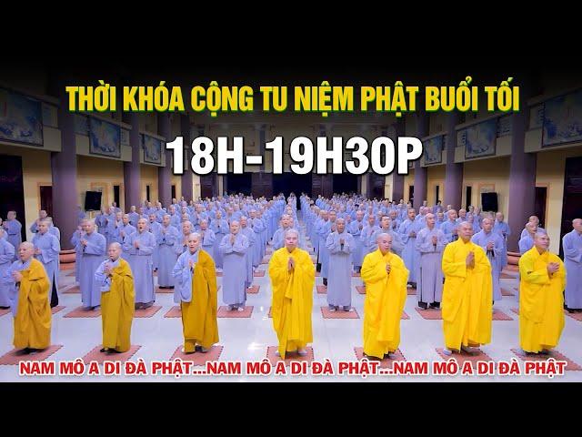 Trực Tiếp : THỜI KHOÁ NIỆM PHẬT, LỄ PHẬT (KHOÁ TỐI 18H00P-19H40P -CHÙA HỘ PHÁP - PHÚ MỸ-BRVT)