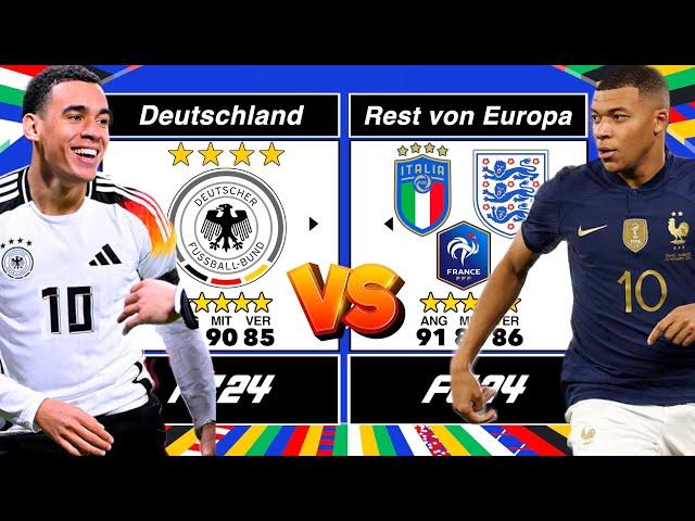 Deutschland  vs Rest von Europa  in FC 24! ️ (EURO 2024)