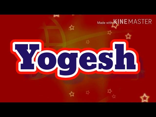 Yogesh Naam status Yogesh ka naam ka status Yogesh name status