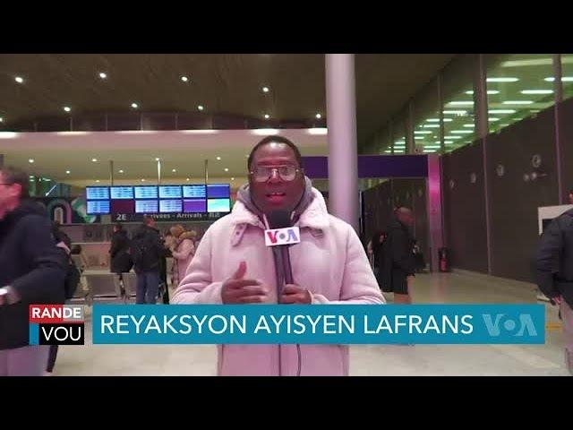 Ayisyen Paris Reyaji Sou Deklarasyon Macron Fe pou di Dirijan Ayisyen yo "Sòt"" pou Revoke Conille