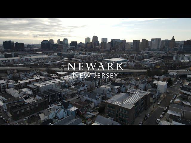 Newark, New Jersey - [4K] Drone Tour