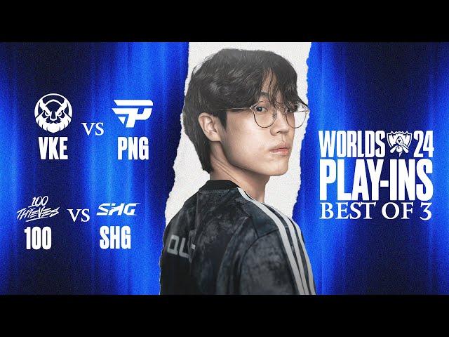 🟢WORLDS PLAYINS TAG 4 ELIMINATION | VKE vs PNG | SHG vs. 100T 🟢 #Worlds2024