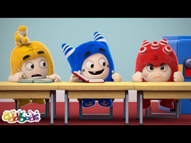 Back to School | Baby Oddbods | Oddbods NEW Episode Movie Marathon! | Funny Cartoons for Kids