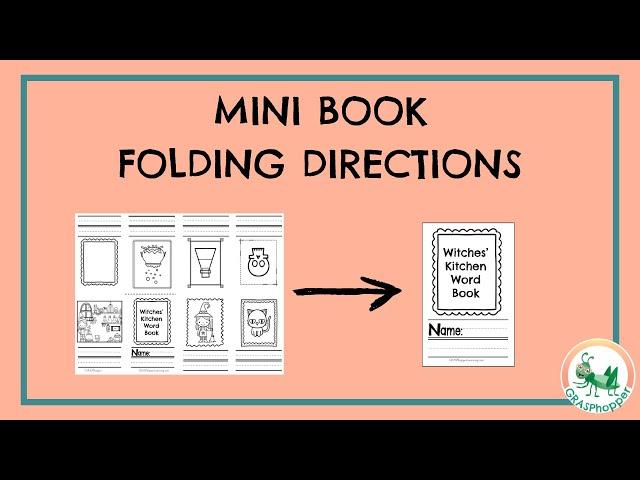 Mini-Book Folding Directions