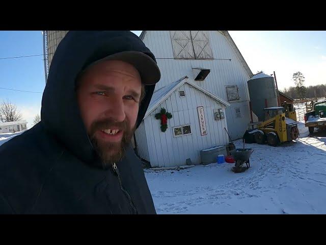 BRRRR! Chores on the Dairy Farm in the Cold!