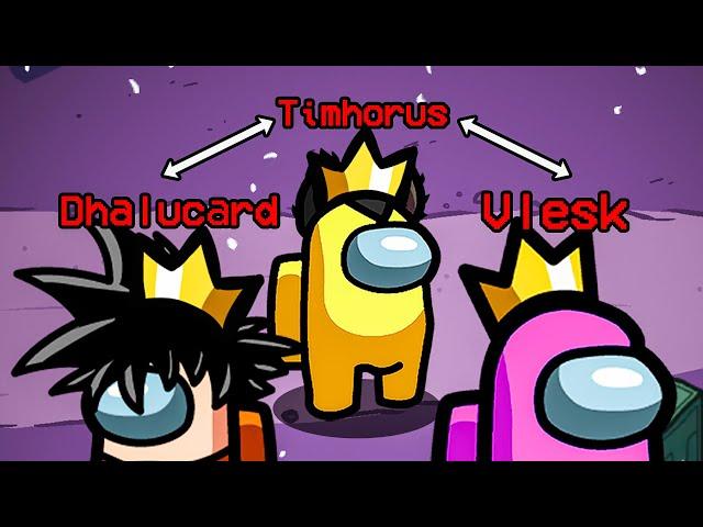 Das Trio ist zurück  - Dhalucard, Vlesk & Timhorus als Impostor | Among Us