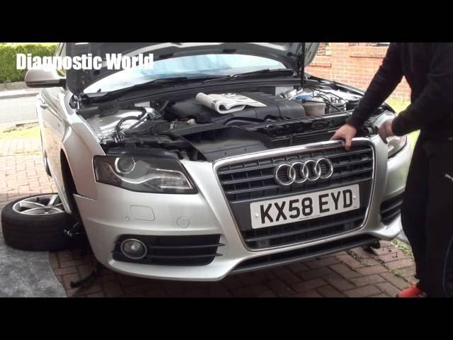 Audi A4 B8 Front Bumper Removal 2008 to 2015 models