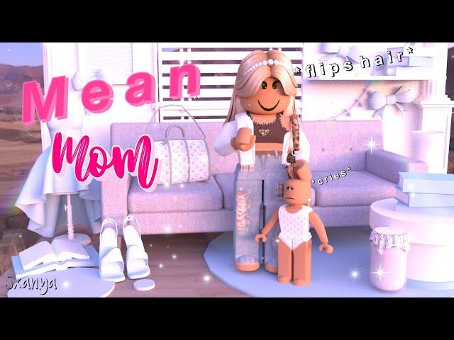 Rich Mean Mom And baby! routine|| Roblox Bloxburg