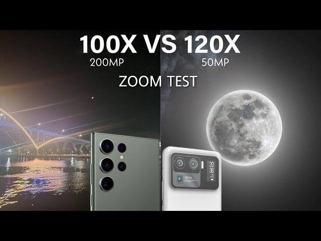 Samsung Galaxy S23 Ultra vs Xiaomi Mi 11 Ultra | 100X vs 120X Zoom Test