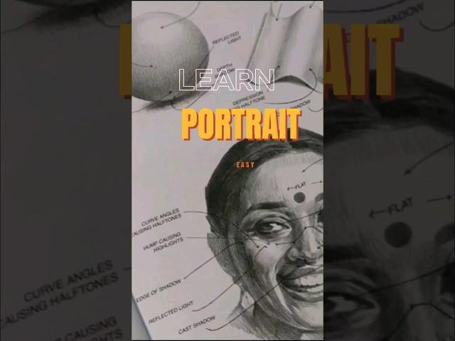 Best Book to learn Portrait drawing easy #portraitdrawing #learndrawing #sketch #shorts #learning