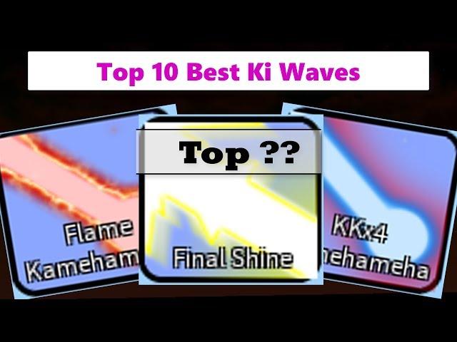 Top 10 Best Ki Waves | DBZ Final Stand