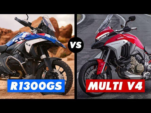 New BMW R1300GS vs Ducati Multistrada V4: Specs Battle!