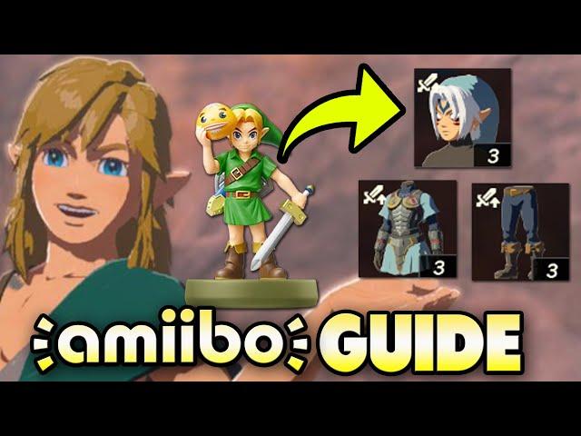 EXCLUSIVE AMIIBO DROPS! All amiibo Rewards in Tears of the Kingdom!