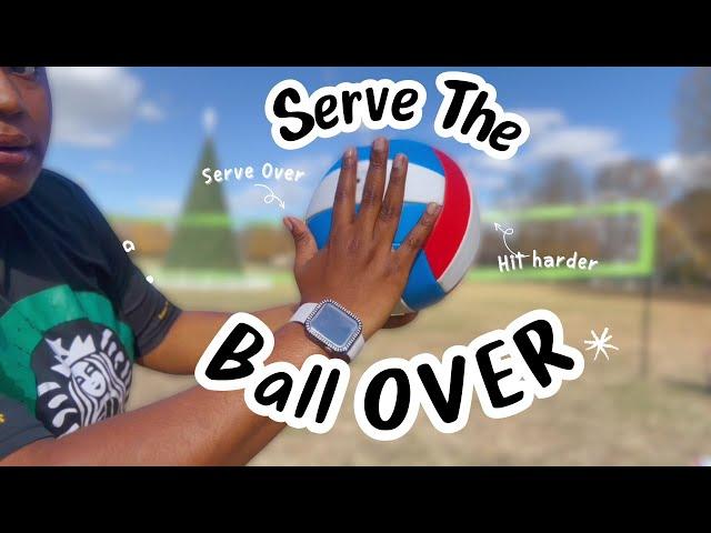 If You Can't Serve The VOLLEYBALL Over The Net, Watch This!