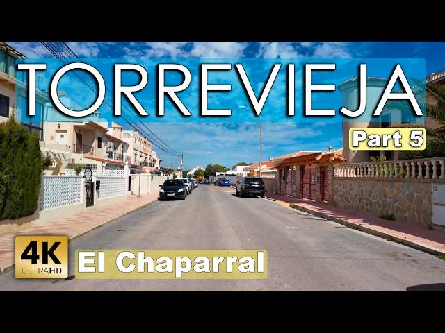 Torrevieja - El Chaparral, Part 5 - Costa Blanca | Spain - Walking tour 2025 [4k 60fps]