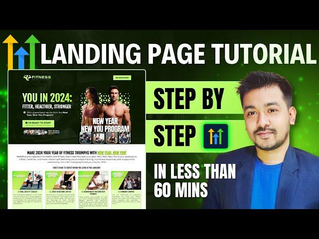 How To Build Landing Pages in GoHighLevel (Best Clickfunnels Alternative) Free Training