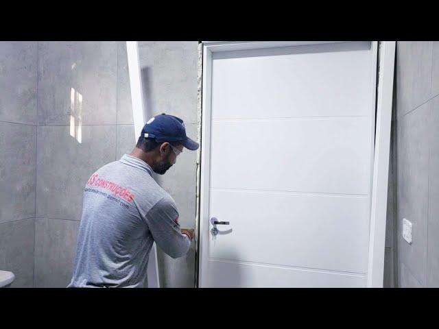 Como INSTALAR Porta PRONTA Fácil NOVO MÉTODO