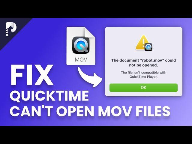 How to Fix QuickTime Player can't Open MOV Files? | Solve MOV Won't Play on QuickTime