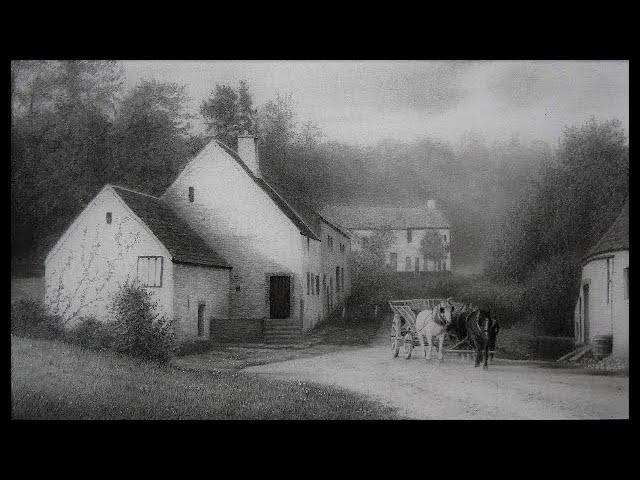 Graphite Drawing - How to Draw Trees, Horses and Buildings