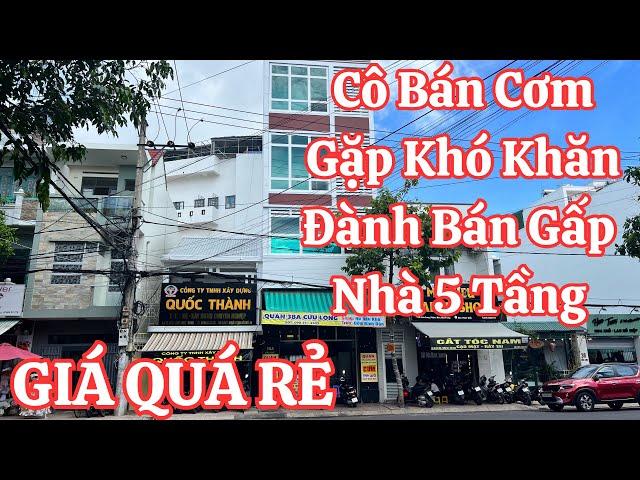 Cô Bán Cơm Đành Bán Rẻ Căn Nhà 5 Tầng Trung Tâm Nha Trang. Phố Kinh Doanh Sầm Uất | Nhà Nha Trang