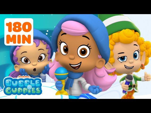 180 MINUTES of Winter and Holiday Cheer! ️ | Bubble Guppies | Nick Jr.