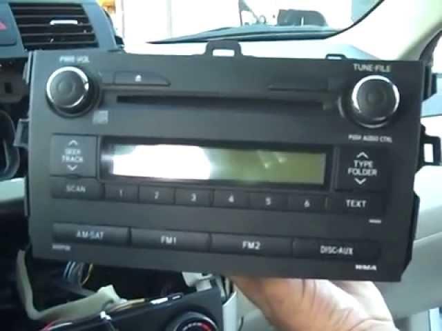 Toyota Corolla Stereo Removal 2009 - 2012 = Car Stereo HELP