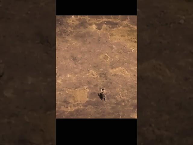 russian soldier shoots down drone with ak-47  #military #shorts