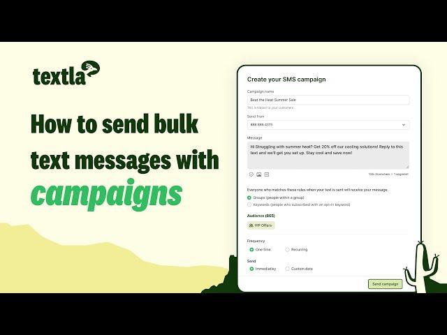 How to Send an SMS Marketing Campaign