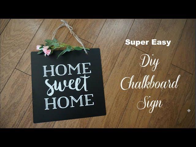DIY CHALKBOARD SIGN | EASY FARMHOUSE DIY | Momma from scratch