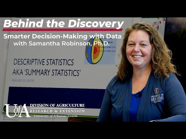 Samantha Robinson - Smarter Decision-Making with Data | Behind the Discovery