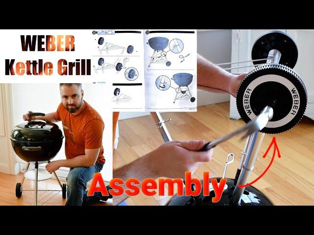 Assembling the Weber Kettle Charcoal Grill (Step by Step)