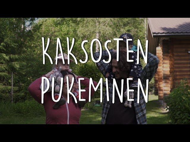 Kaksosten pukeminen