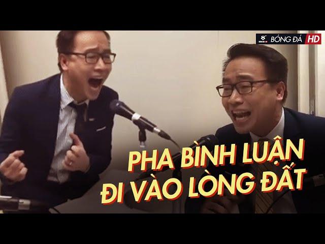 Không thể nhịn cười với những pha bình luận ĐI VÀO LÒNG ĐẤT của BLV số 1 Việt Nam Tạ Biên Cương