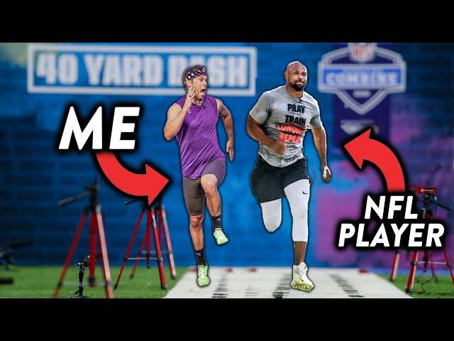 Olympic Runner Attempts the NFL COMBINE